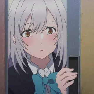 👀 anime, girl, cute, character, kawaii, schoolgirl telegram sticker