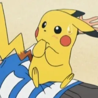 ⚡️ Pikachu Pokemon pokemon, elettrico, topo, anime, kawaii, carino telegram sticker