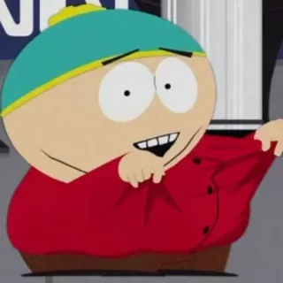 🙂 Eric Cartman South Park Cartoni animati, South Park, Eric Cartman, Animazione, Personaggio telegram sticker