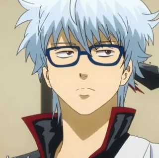 🤓 Gintoki Sakata Gintama Аниме, Персонаж, Гинтама, Гинтоки, Саката, Смешно, Выражение whatsapp sticker