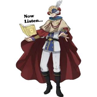 🍀 William Vangeance Black Clover Anime, Black Clover, William Vangeance, Penyihir, Topeng, Bangsawan telegram sticker