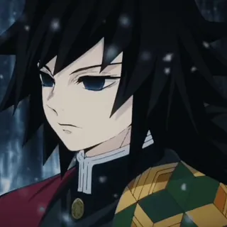 🌊 Giyu Tomioka Demon Slayer 动漫, 角色, 富冈义勇, 鬼灭之刃 telegram sticker