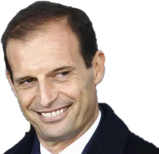 😏 Massimiliano Allegri soccer, coach, football, manager, allegri telegram sticker