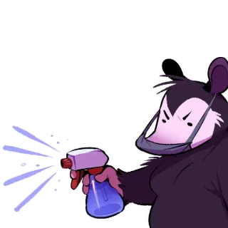 Opossum pack whatsapp stickers
