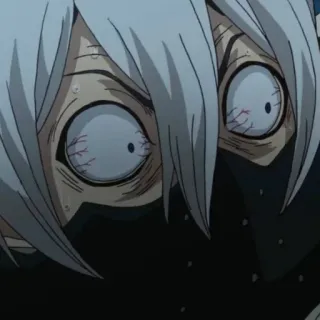 😓 anime, manga, face, expression, shock, eyes telegram sticker