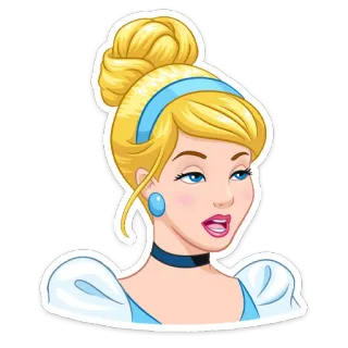 😑 Cinderella dibujos animados, princesa, cuento de hadas, Disney whatsapp sticker