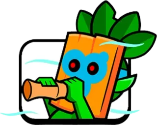 🤥 мультфильм, существо, монстр telegram sticker