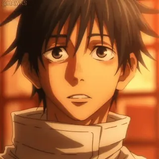 😟 Yuta Okkotsu Jujutsu Kaisen anime, manga, character, otaku telegram sticker