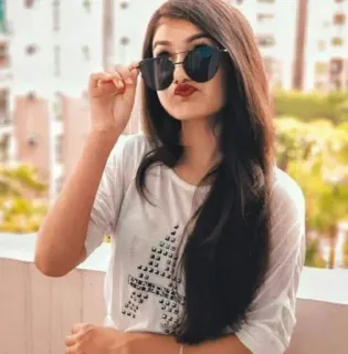😎 女性, サングラス, ポートレート, ティーン, 女の子, ファッション, スタイル telegram sticker