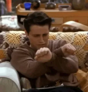 😎 Joey Tribbiani Friends Joey Tribbiani, Przyjaciele, Serial TV, Sitcom, Matt LeBlanc telegram sticker
