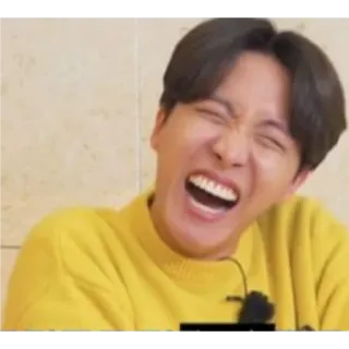 😂 J-Hope j-hope, bts, kpop, idol, zanger, vrolijk whatsapp sticker