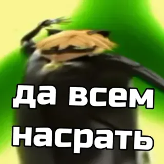 😂 Да всем насрать whatsapp sticker