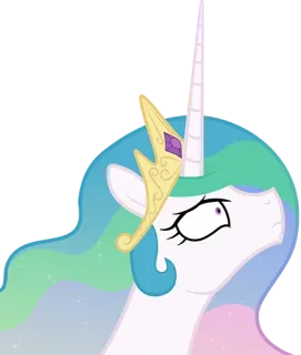 😨 Princess Celestia My Little Pony My Little Pony, Принцесса Селестия, Мультфильм, Анимация, Лошадь telegram sticker