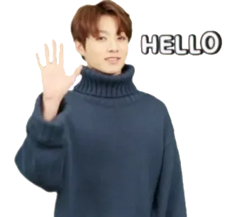 👋 HELLO ciao, saluto, salutare, persona, allegro telegram sticker