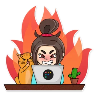 Удалёнка @theyseeku telegram stickers