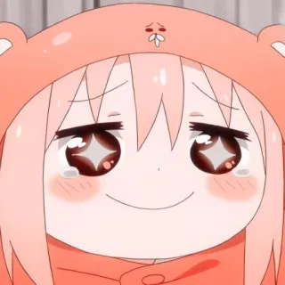 💘 Anime, Słodkie, Miś, Bluza z kapturem, Kreskówka, Kawaii whatsapp sticker