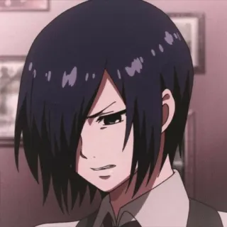 🍙 Touka Kirishima Tokyo Ghoul anime, manga, character, tokyo ghoul, touka, kirishima telegram sticker
