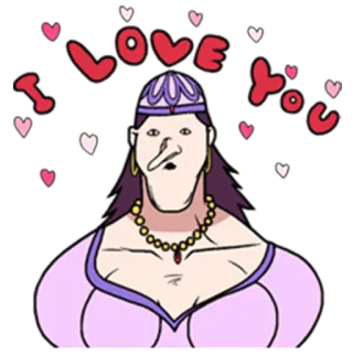 ❤ I LOVE YOU amor, corazones, dibujos animados, mujer, afecto, saludo, ilustración, diseño whatsapp sticker