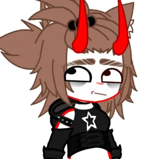 🚬 cartoon, demon, character, anime telegram sticker