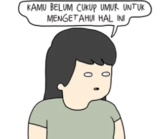 🙅 KAMU BELUM CUKUP UMUR UNTUK MENGETAHUI HAL INI telegram sticker