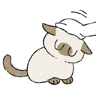 😊 cat, pet, animal, cute, hand, petting, cartoon telegram sticker