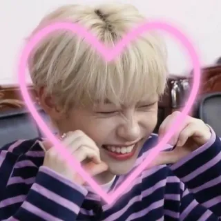 ❤ heart, love, person, cute, happy telegram sticker