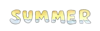 🏝 SUMMER summer, season, vacation, holidays, sun telegram sticker