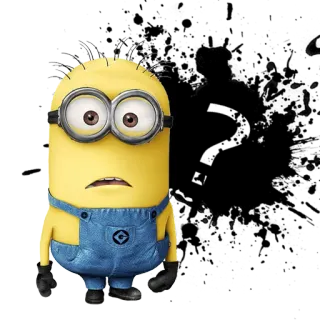 😊 Minion Cartoon, Minion, Lustig, Gelb, Figur, Animiert telegram sticker