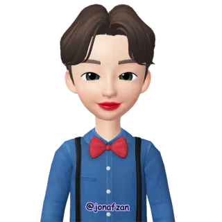 🙂 @jonafzan Avatar, Persona digital, Zepeto, Dibujo animado, Personaje telegram sticker