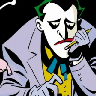 📎 Joker Joker, Batman, DC Comics, Bösewicht, Comicfigur, Clown telegram sticker