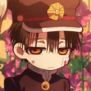 💮 Hanako Toilet-bound Hanako-kun Anime, Mangá, Hanako-kun, Fofo, Personagem, Uniforme escolar telegram sticker