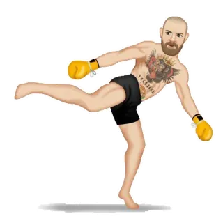 🥊 Conor McGregor combat, MMA, kickboxing, Conor McGregor, boxe, sport telegram sticker