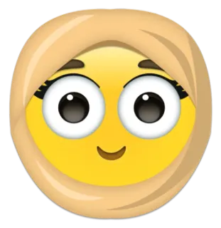 ☺️ emoji, face, woman, blonde, smile telegram sticker