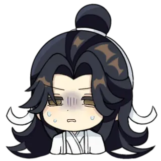 😱 chibi, anime, manga, cute, kawaii, character, illustration whatsapp sticker