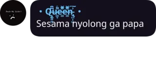 🤔 Fuck My Sad Girl
Queen
Sesama nyolong ga papa telegram sticker