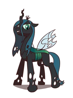 😏 Queen Chrysalis My Little Pony Desenho animado, Pônei, Rainha, Vilão, Chrysalis, MyLittlePony, Personagem whatsapp sticker