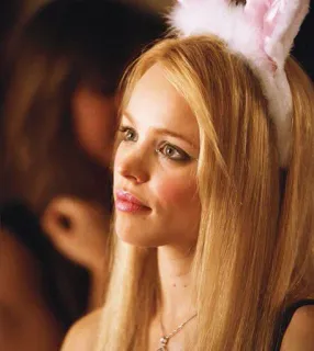 🤔 Regina George Mean Girls Regina George, Mean Girls, orelhas de coelho, loira, filme adolescente, comédia whatsapp sticker