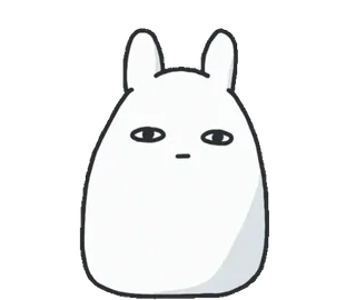 🐰 królik, zwierzę, słodki, naklejka telegram sticker