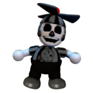 🌟 Dee Dee Five Nights at Freddy's animatronic, horror, doll, video game, character, Five Nights at Freddy's telegram sticker