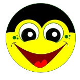 😀 smiley, rosto, amarelo, emoji, feliz telegram sticker