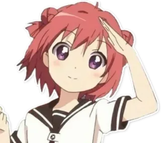 👋 Anime, Ragazza, Carina, Saluto, Cartone animato, Manga telegram sticker