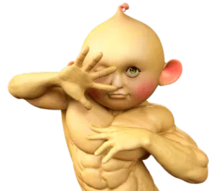 😶 Muskeln, Fitness, Bodybuilder, Seltsam, Komisch, Posen, Verformt whatsapp sticker