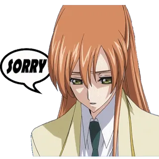 😢 SORRY anime, sorry, apology, cartoon, character telegram sticker