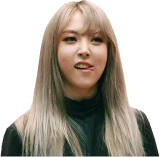 😋 kpop, piosenkarka, kobieta, azjatycka, osoba, portret, celebrytka, kobieca telegram sticker