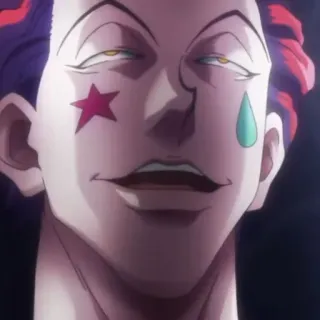 🤤 Hisoka Hunter x Hunter Hisoka, Hunter x Hunter, Anime, Manga, Postać, Złoczyńca telegram sticker