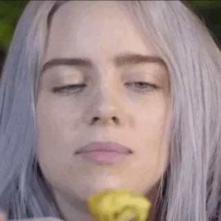 🕷 Billie Eilish celebridade, cantora, popstar, mulher, billie eilish telegram sticker