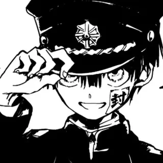 🗒 Hanako-kun Toilet-Bound Hanako-kun 动漫, 漫画, 花子君, 地缚少年花子君, 角色, 制服 telegram sticker