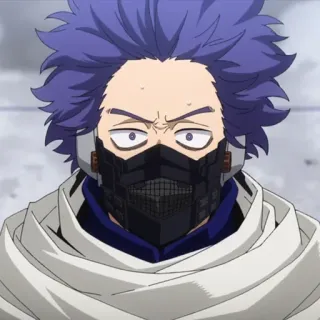 💜 Hitoshi Shinso My Hero Academia Anime, Hitoshi Shinso, My Hero Academia, Personnage, Fanart whatsapp sticker