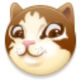 🌚 кошка, животное, милый, наклейка telegram sticker