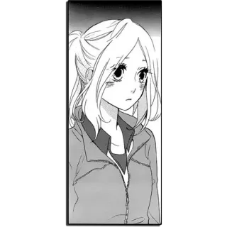 😕 Animé, Manga, Fille, Illustration, Dessin, Portrait telegram sticker